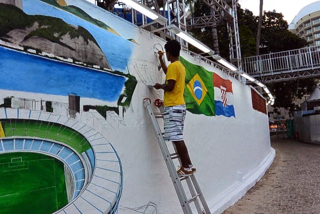 2014 World Cup Street Art