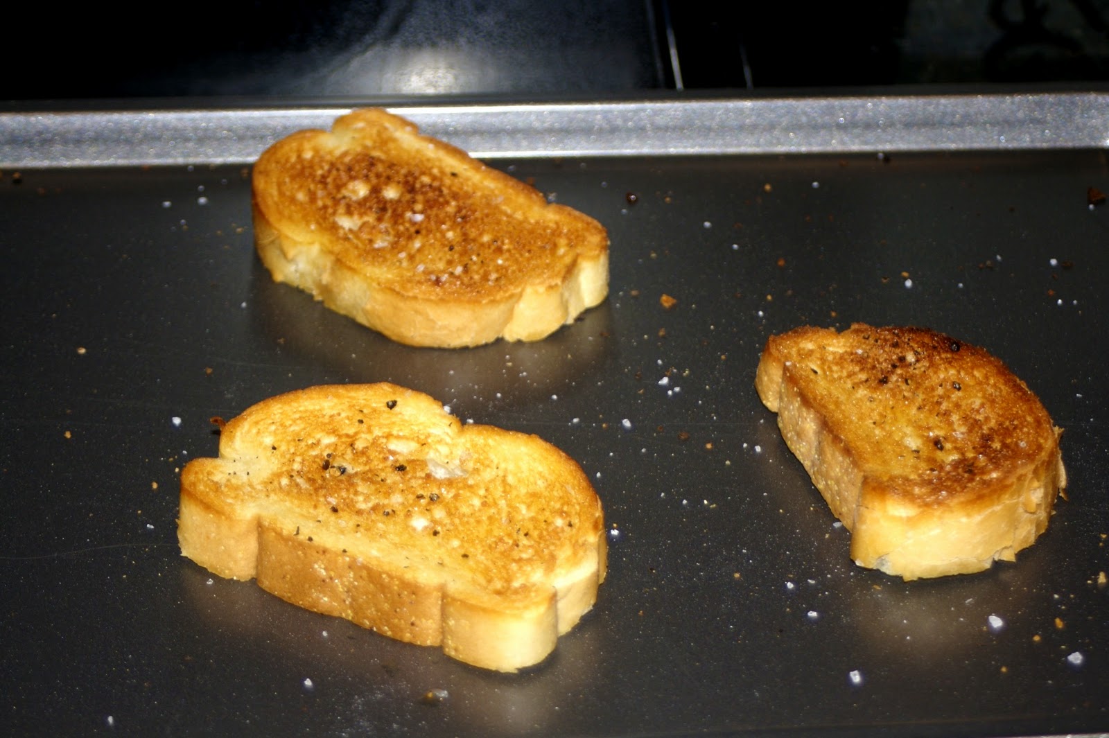Waking Up To This Pesto Salami Bruschetta