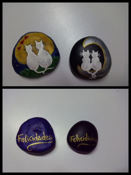 piedras pintadas a mano