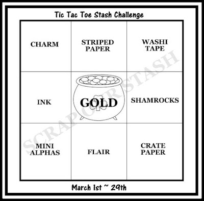March Tic Tac Toe Stash Challenge