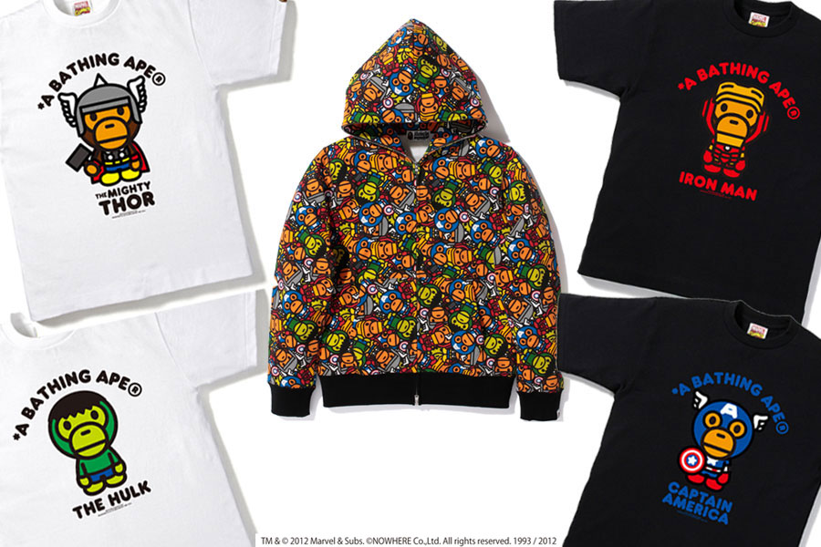 BAPE X MARVEL : 2012 LIMITED EDITION COLLECTION - Chasseur Magazine