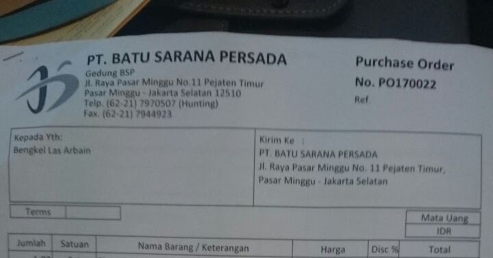 Pintu GERBANG PT.BATU SARANA PERSADA, PASAR MINGGU - Bengkel las