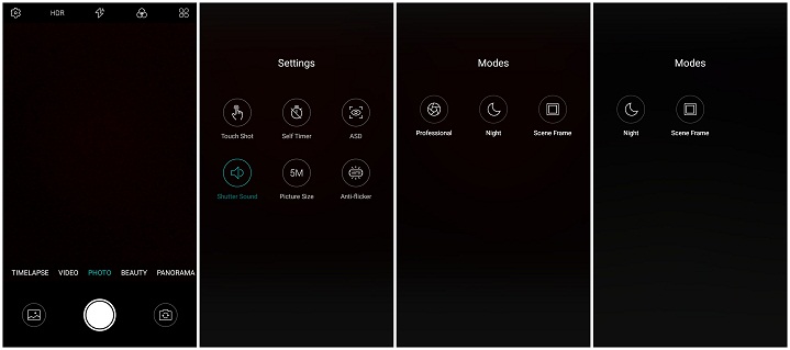 Primo NH3i review Camera Interface