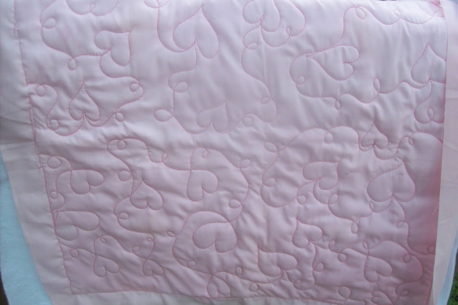 The Crafty Quilter's Closet Baby Quilt for a Baby.