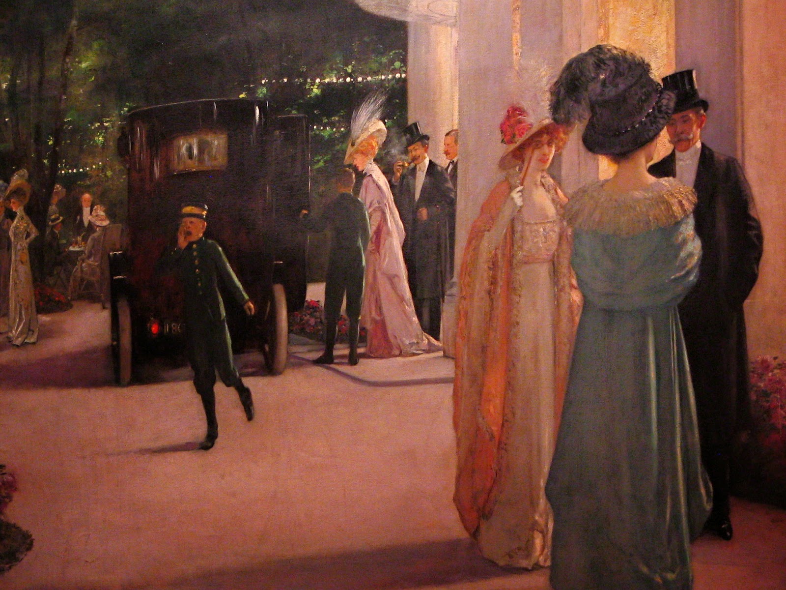 Возвращение с бала анри жерве о чем картина