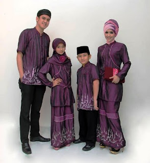 Baju muslim sarimbit keluarga untuk lebaran