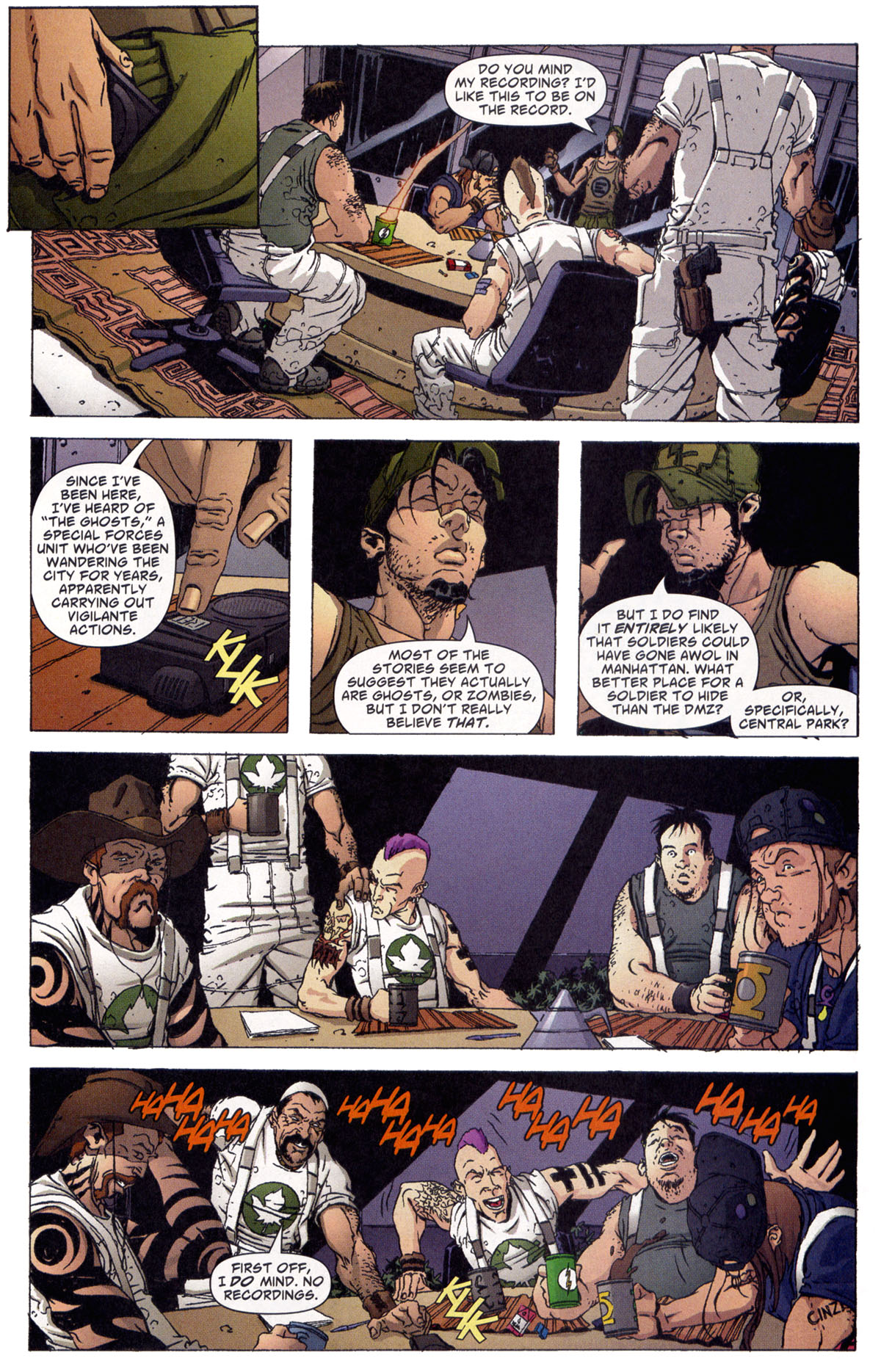 Read online DMZ (2006) comic -  Issue #4 - 8