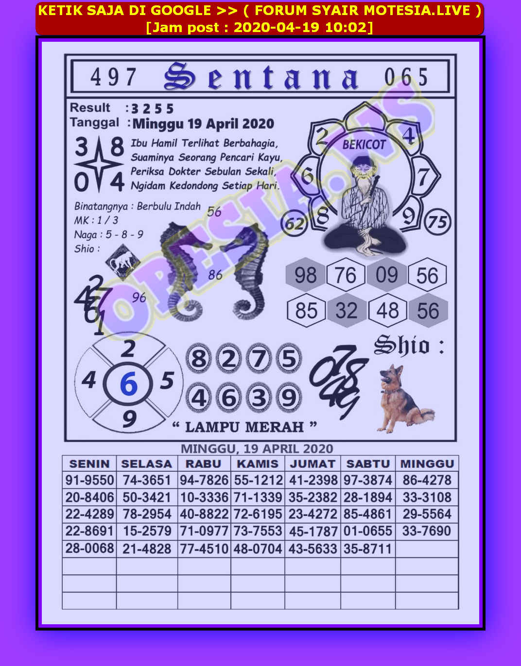 Kode Syair Hongkong 19 April 2020 Forum Syair Togel Hongkong Singapura Sydney Kode Syair Hongkong 19 April 2020 Forum Syair Togel Hongkong Singapura Sydney