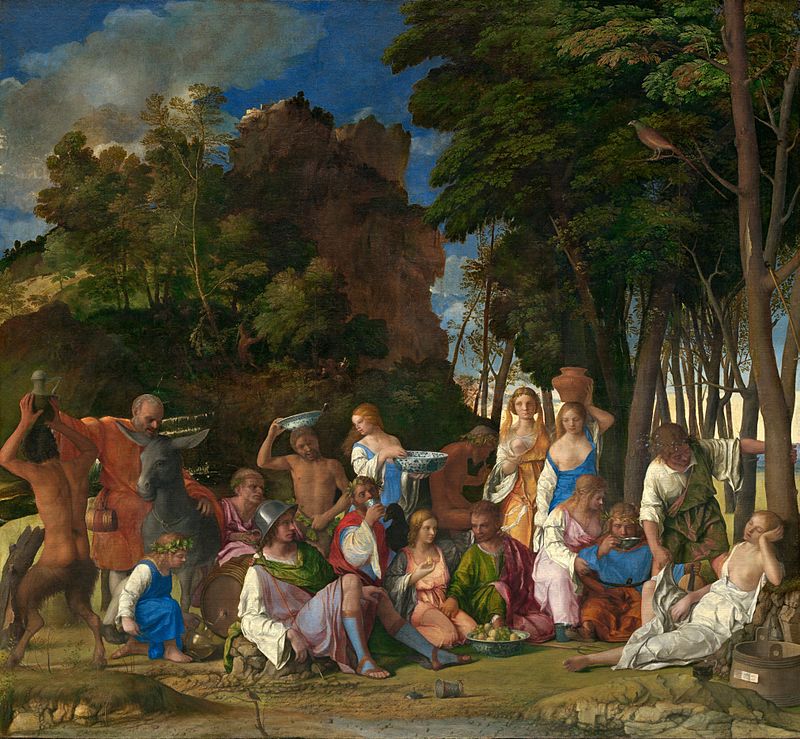 A Festa dos Deuses - Giovanni Bellini ~ Renascimento ~ Gênios da pintura