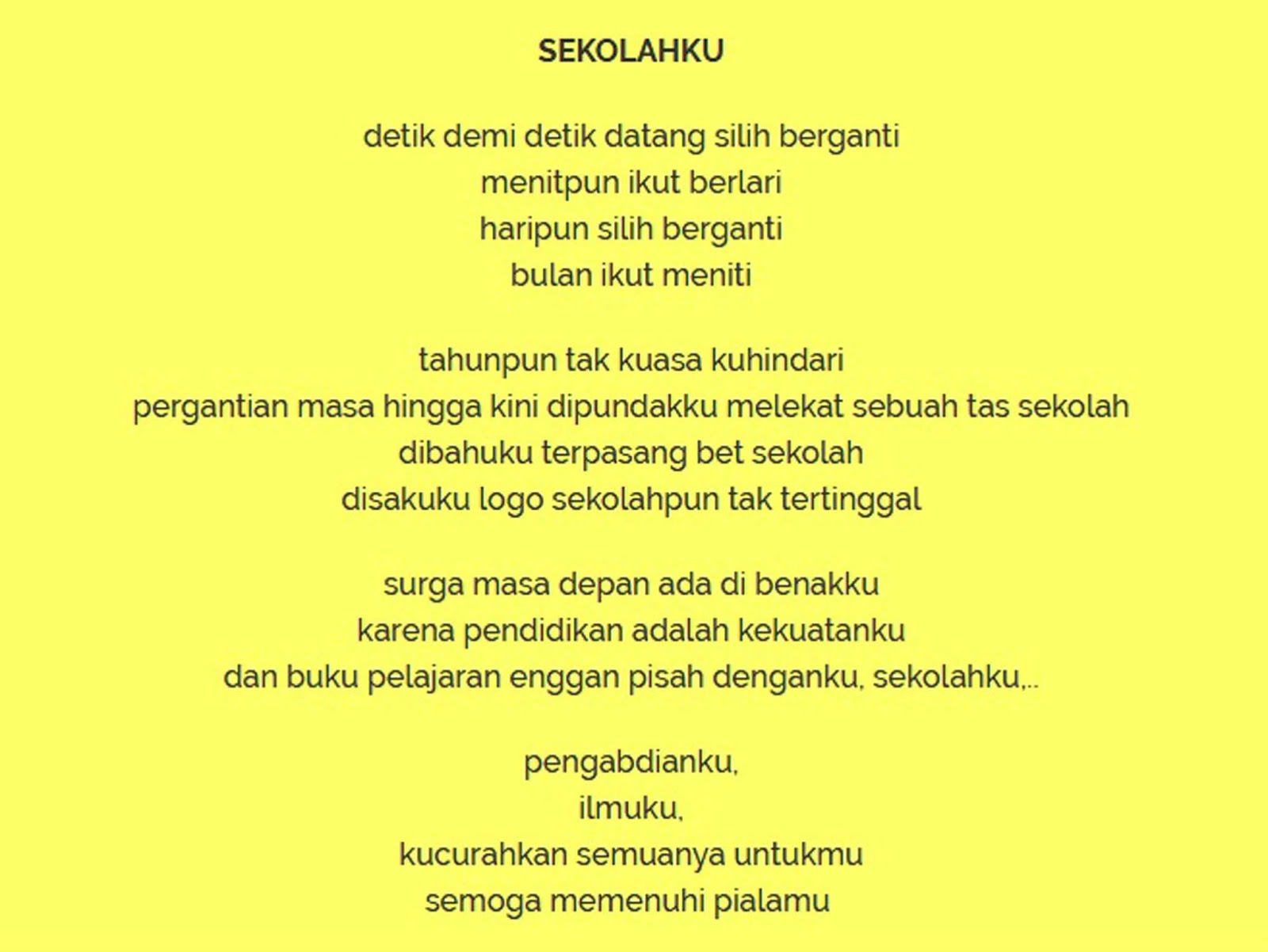 Contoh Lengkap Teks Puisi Tentang Pendidikan Dan Sekolah PUISI INDONESIA jpg (1600x1202)