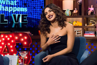 Priyanka Chopra In Black Watch What Happens Live Show (3)