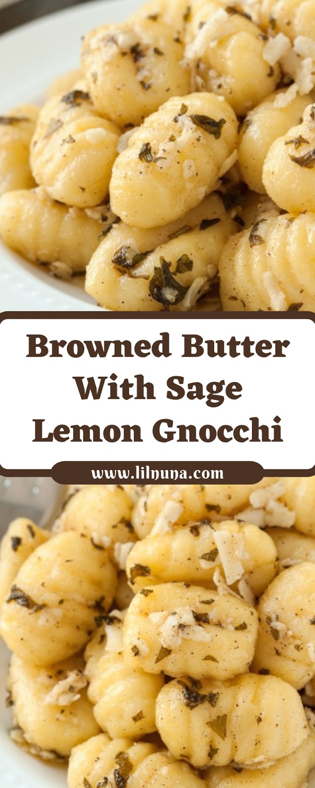 Browned Butter With Sage Lemon Gnocchi 