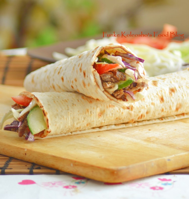 Suya (Shawarma Style) Wrap