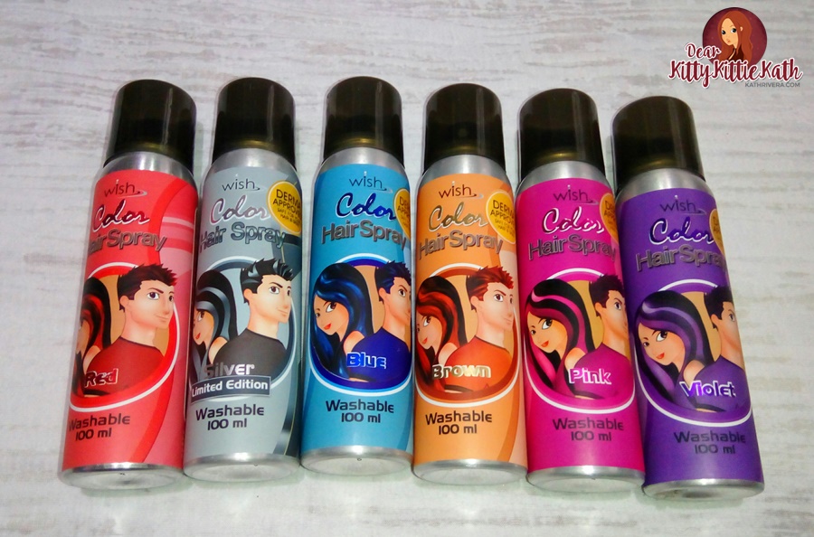 Product Review: Wish Color Hair Spray | Dear Kitty Kittie Kath- Top  Lifestyle, Beauty, Mommy, Health and Fitness Blogger Philippines