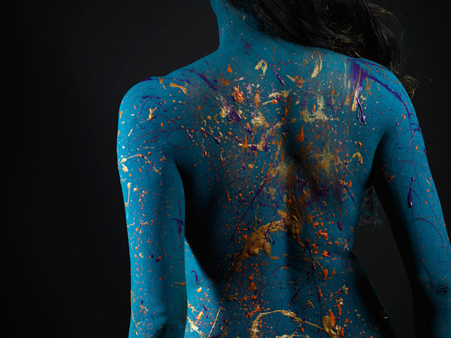 nude veena malik body paint