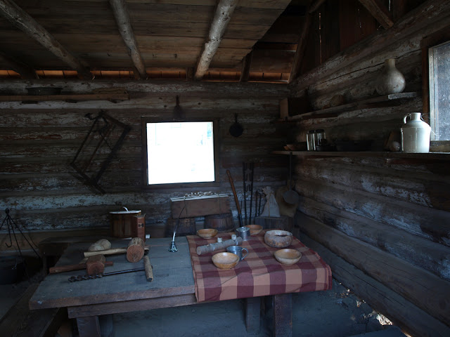 Cabaña de mineros mormones en el Marshall Gold Discovery SHP de Coloma
