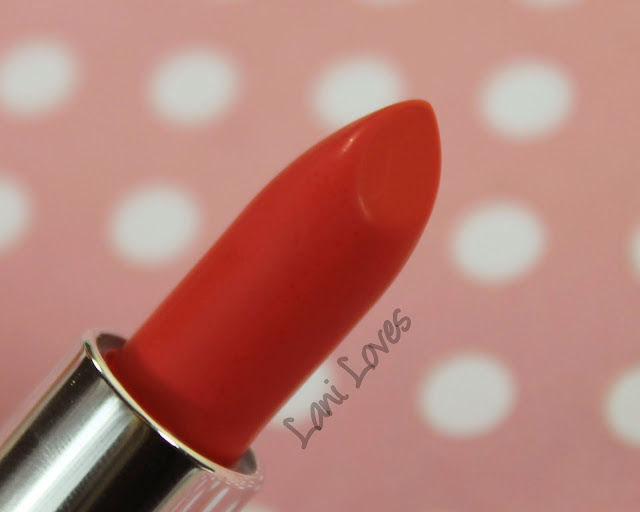 Clinique Long Last Lipstick - Runway Coral Swatches & Review