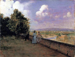 Sulla Terrazza Giacomo Grosso, Sulla Terrazza, International Art Gallery, Portrait Fine Arts, American Painters