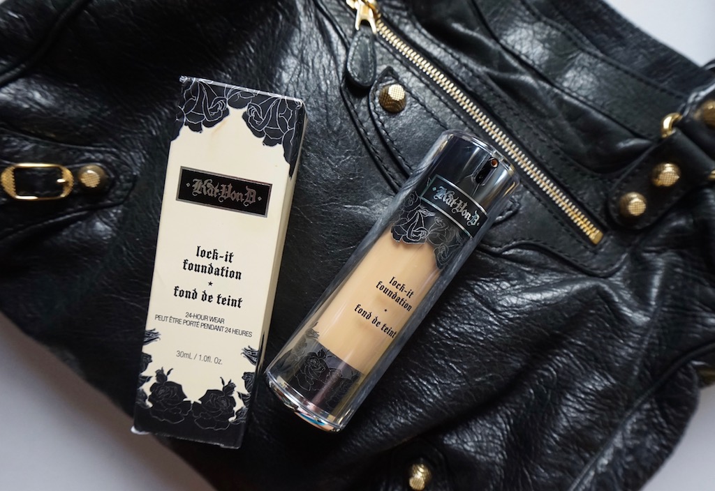 Kat Von D Lock It Tattoo Liquid Foundation in Medium 53 Review + Swatch