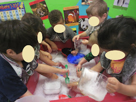 sensory play water dishes table classroom based soapy