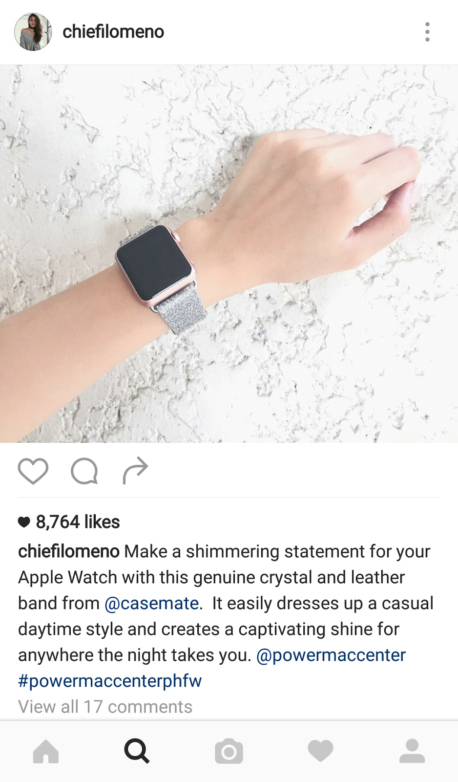 Case-Mate Apple Watch bands are available at Power Mac Center stores nationwide