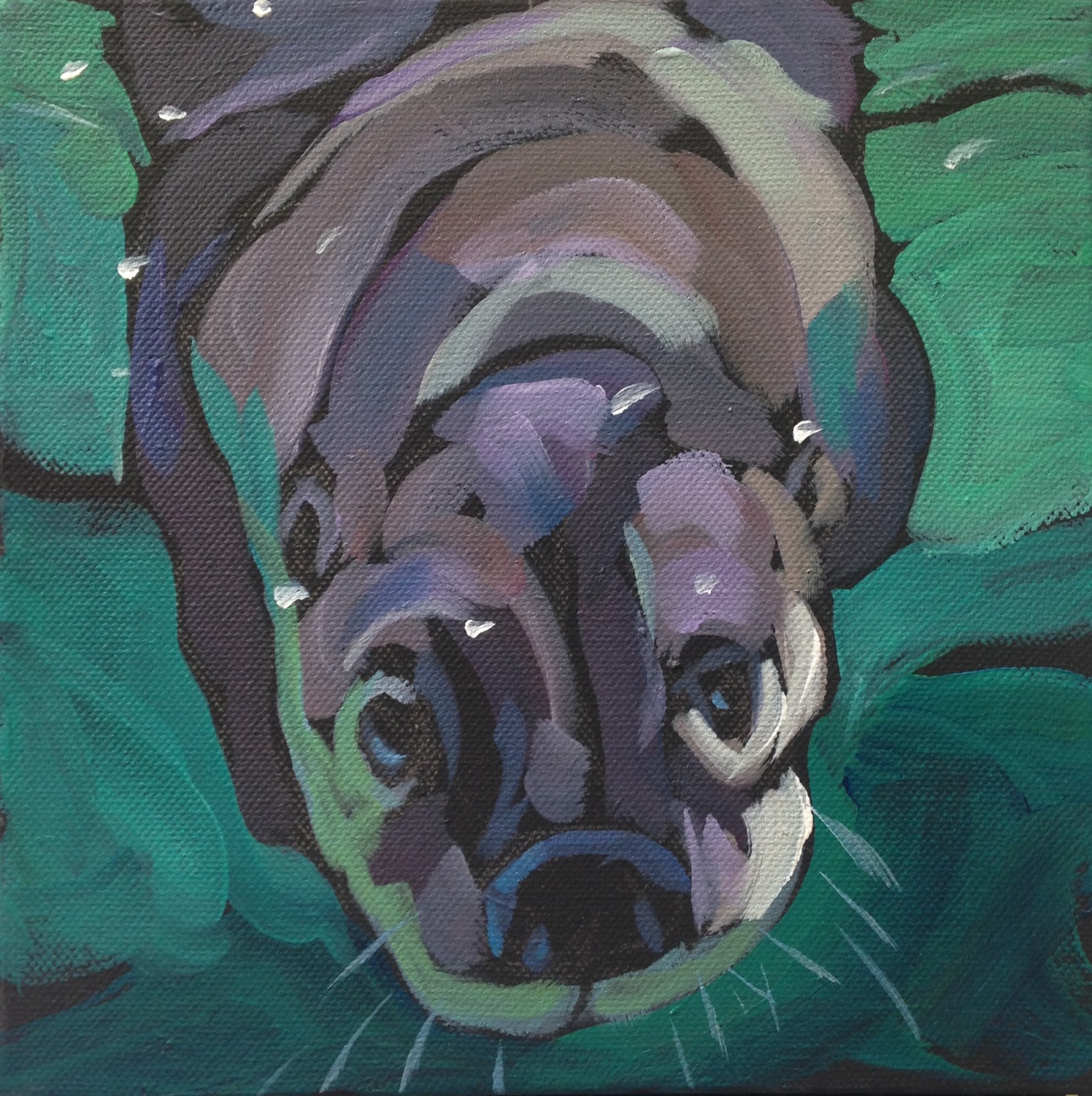 Kat Corrigan: Paint!: September 22, Otter Eyes