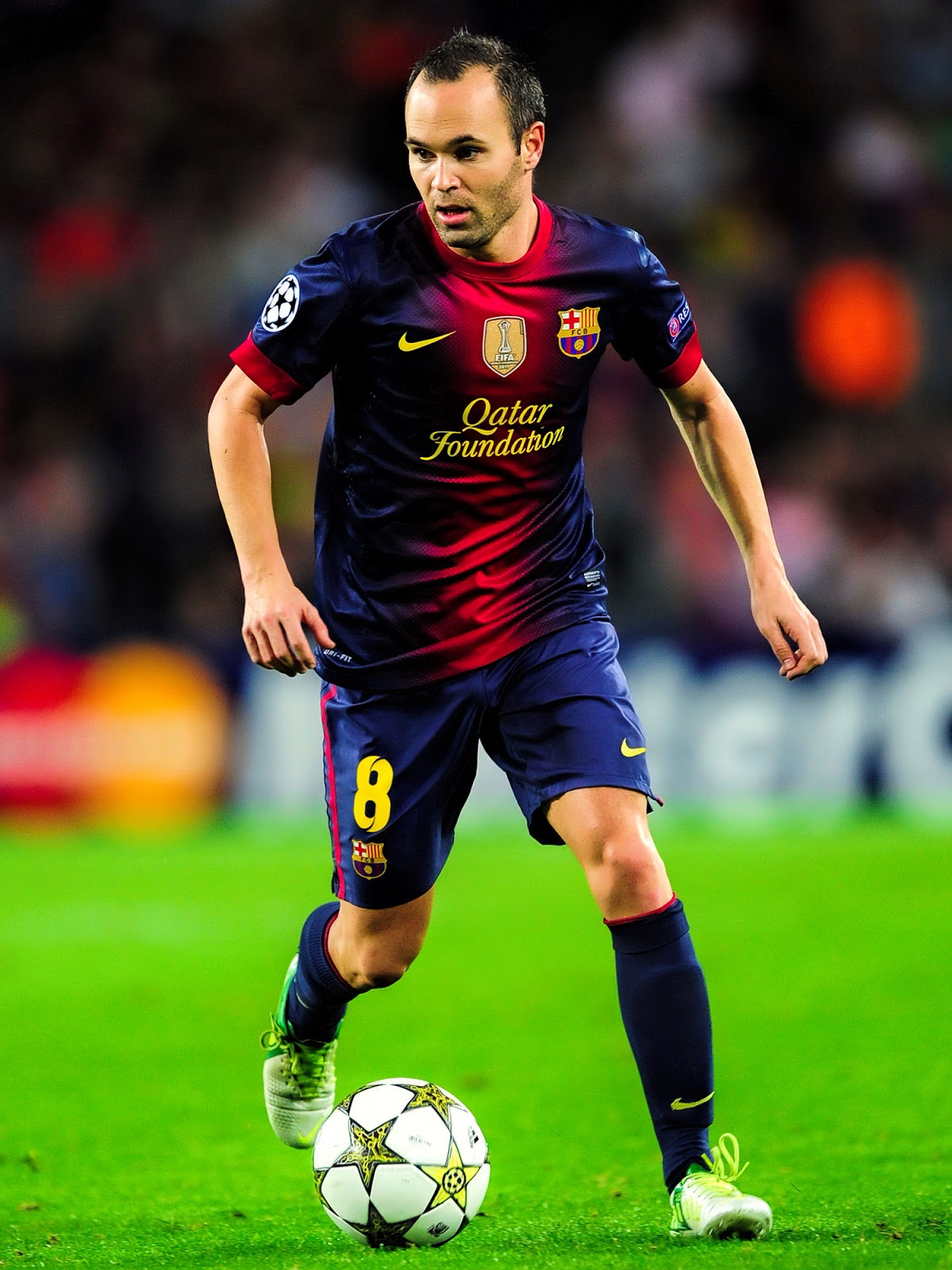 Andres Iniesta New FC Barcelona Club captain 2015 HD