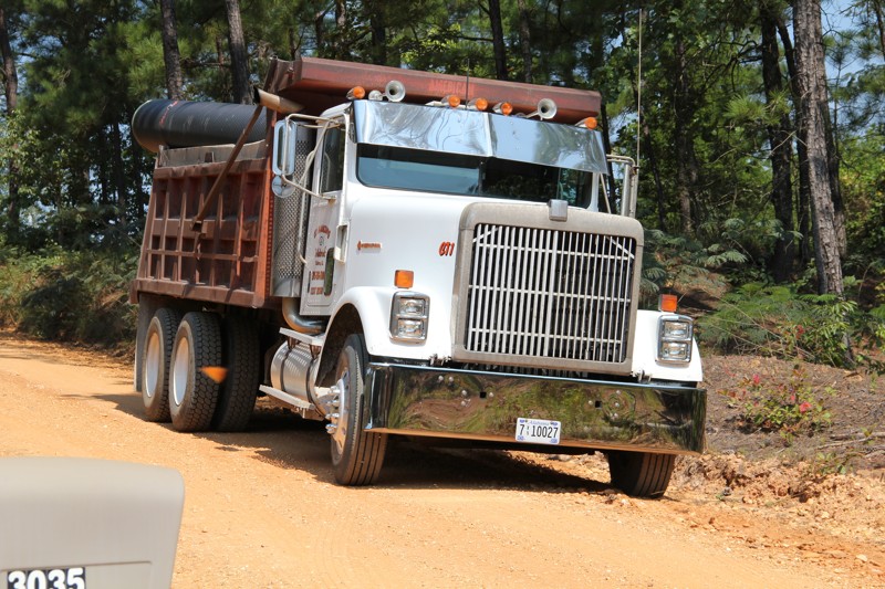 CT Hauling & Materials LLC Building a Gravel Driveway in Verbena, AL.