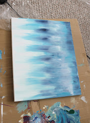 abstract diy painting canvas tutorial techniques paintings easy acrylic paint wall beard beautyandbeard simple modern von beauty leinwand gemerkt