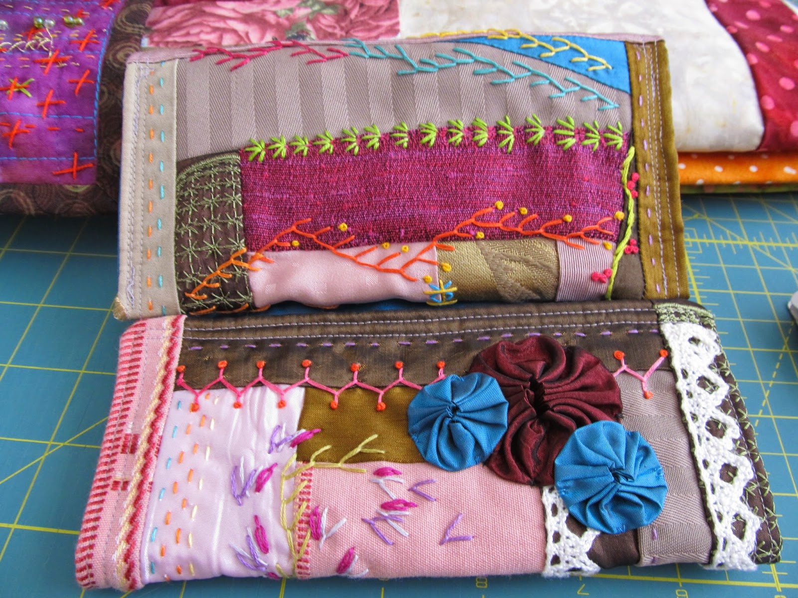 Crazy Victoriana crazy for quilts: Crazy Quilt style 'Strawberries n ...
