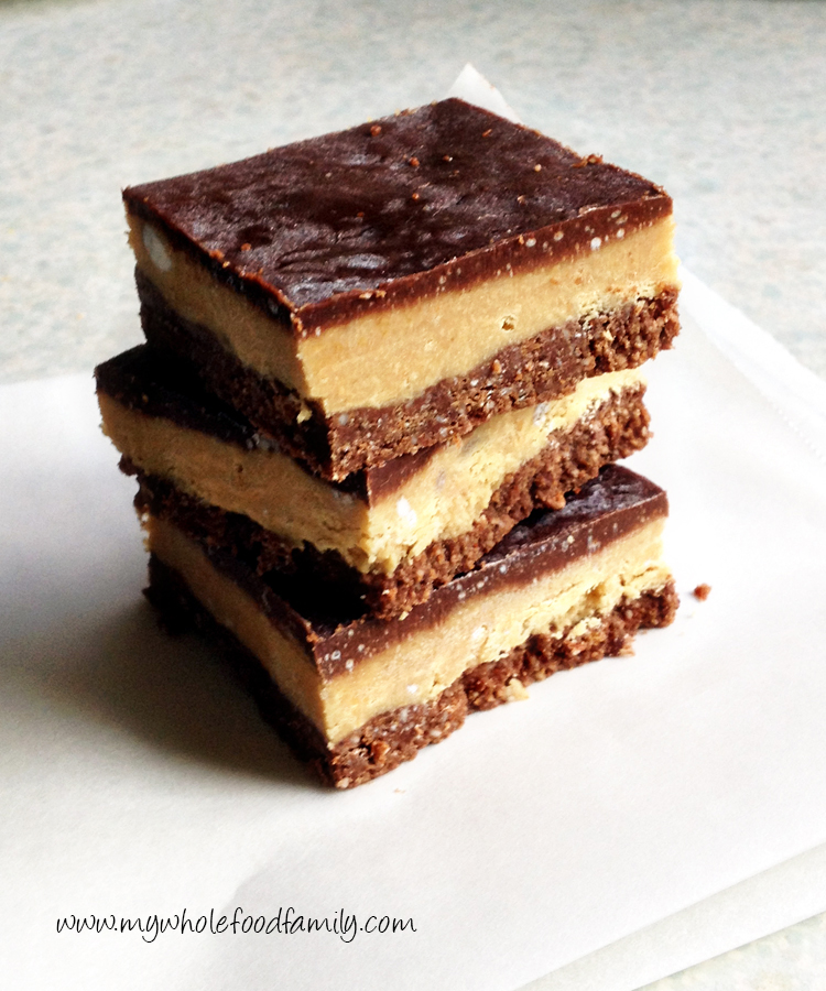 My Wholefood Family Essentials Healthy Peanut Butter Slice