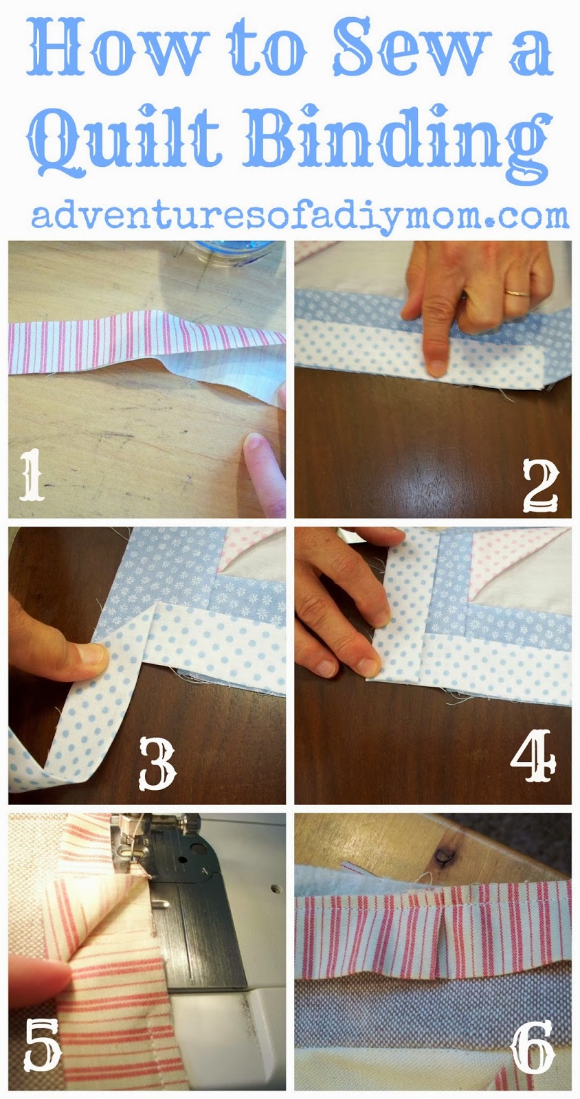 Binding a Quilt: a Step by Step Tutorial