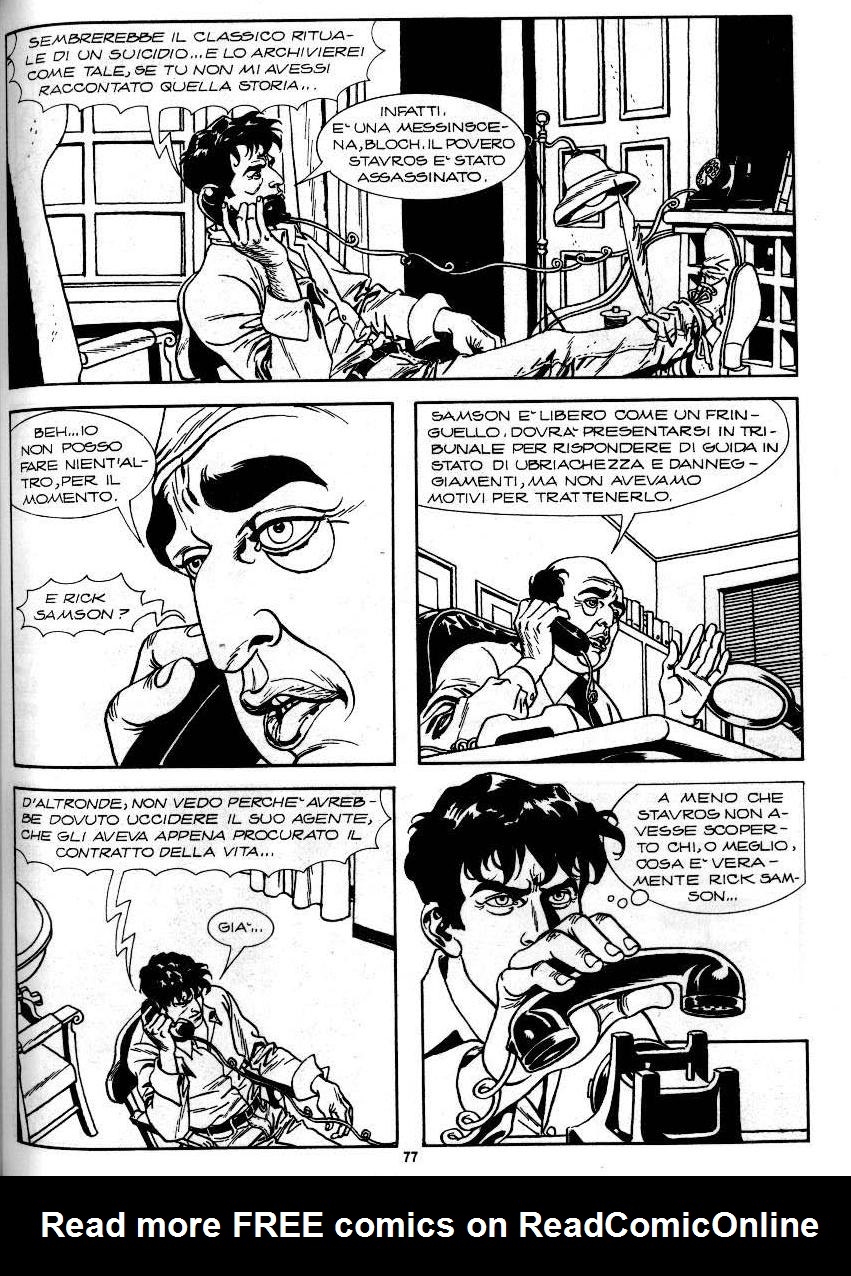 Read online Dylan Dog (1986) comic -  Issue #209 - 74