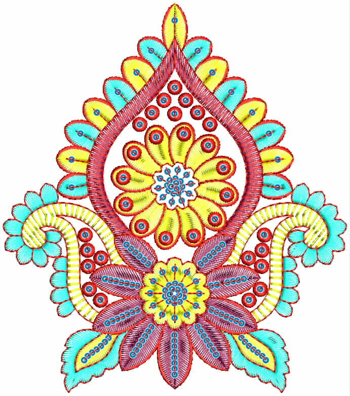 Embdesigntube: Pieced Work Embroidery Designs