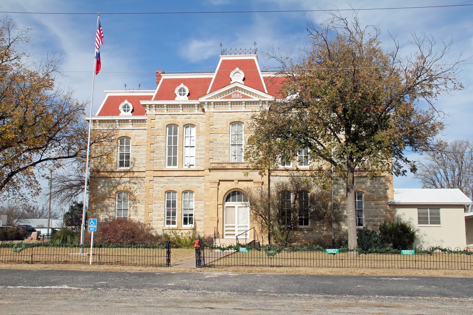 Doorway Into the Past Concho County Courthouse, Paint Rock Texas