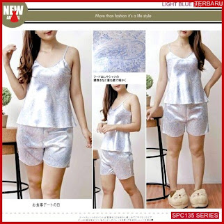 SPC135L58 Light Blue 9022 Pajamas Baju Tidur Wanita | BMGShop