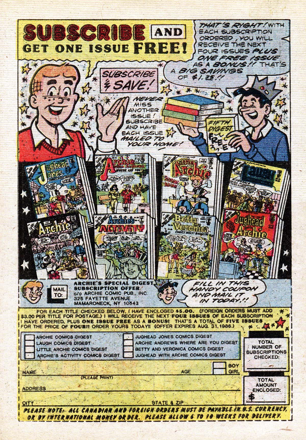 Read online Jughead Jones Comics Digest comic -  Issue #40 - 110