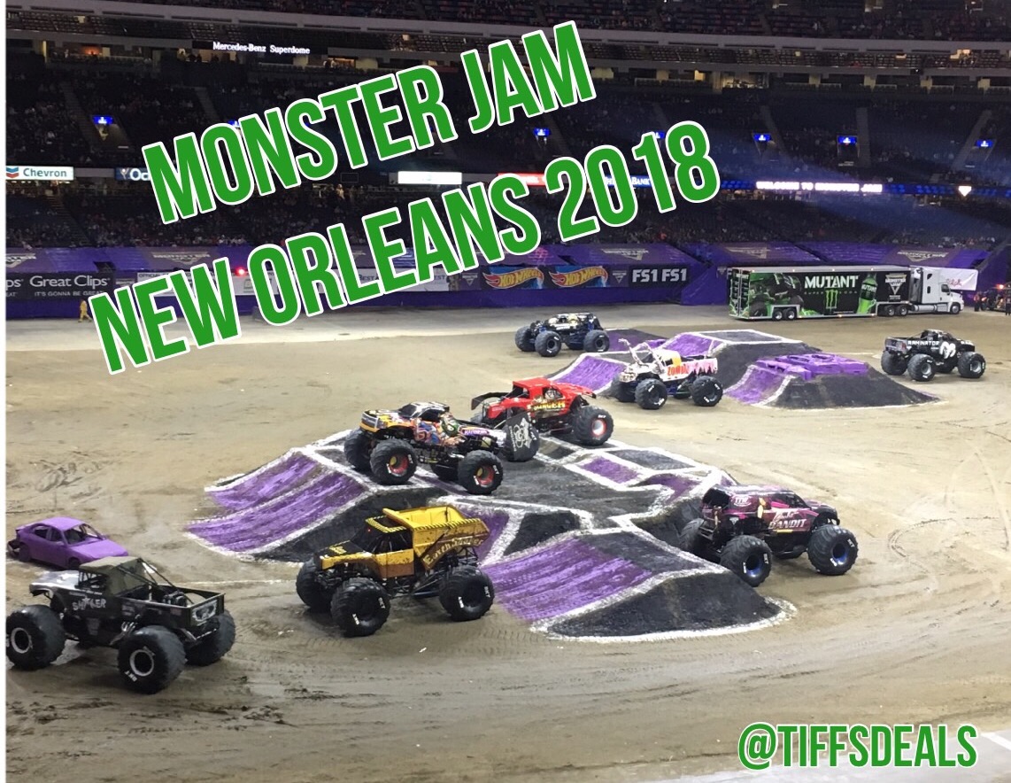 Tiff's Deals NOLA and National Savings Monster Jam New Orleans 2018