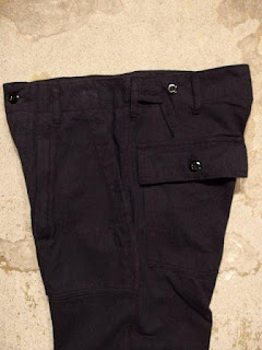 Engineered Garments "Fatigue Pant in Black 10oz Bull Denim" Fall/Winter 2015 SUNRISE MARKET