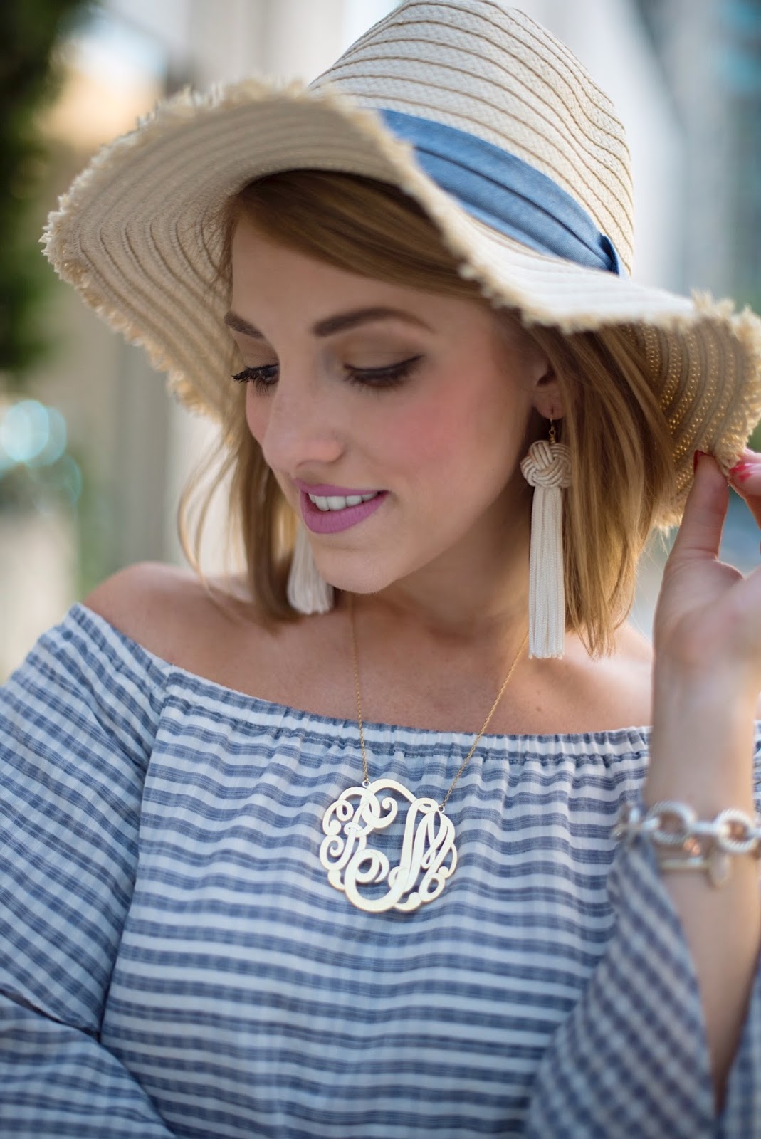 How to style a straw panama hat - Click through to see more on Something Delightful Blog