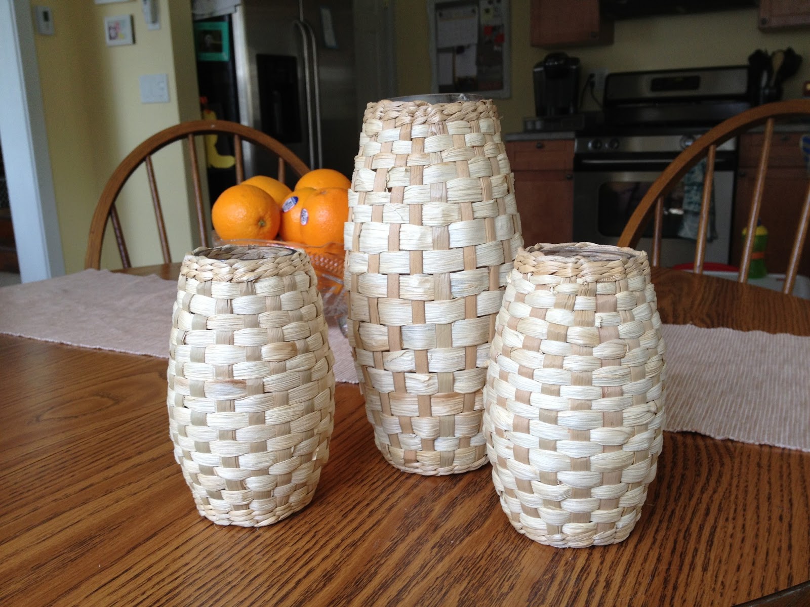Lizzie In Progress DIY "Ceramic" Vases