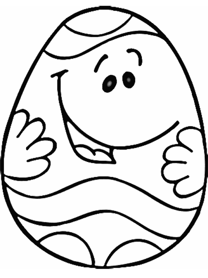 Download 5 Easter Eggs Coloring Pages Printable For Kids