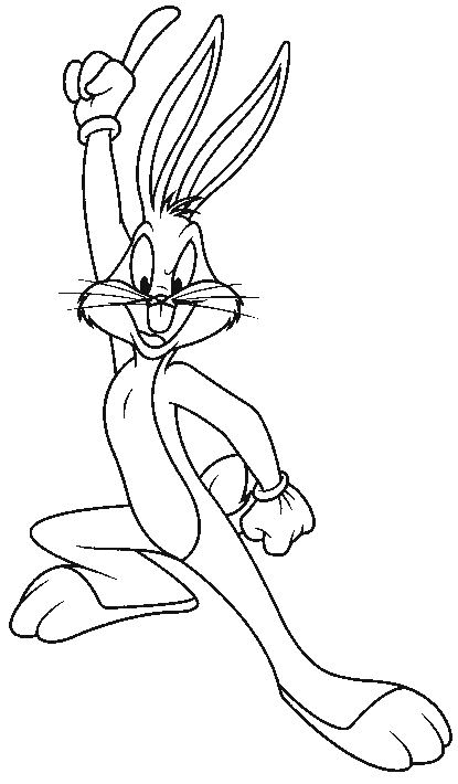gangster bugs bunny coloring pages - photo #17
