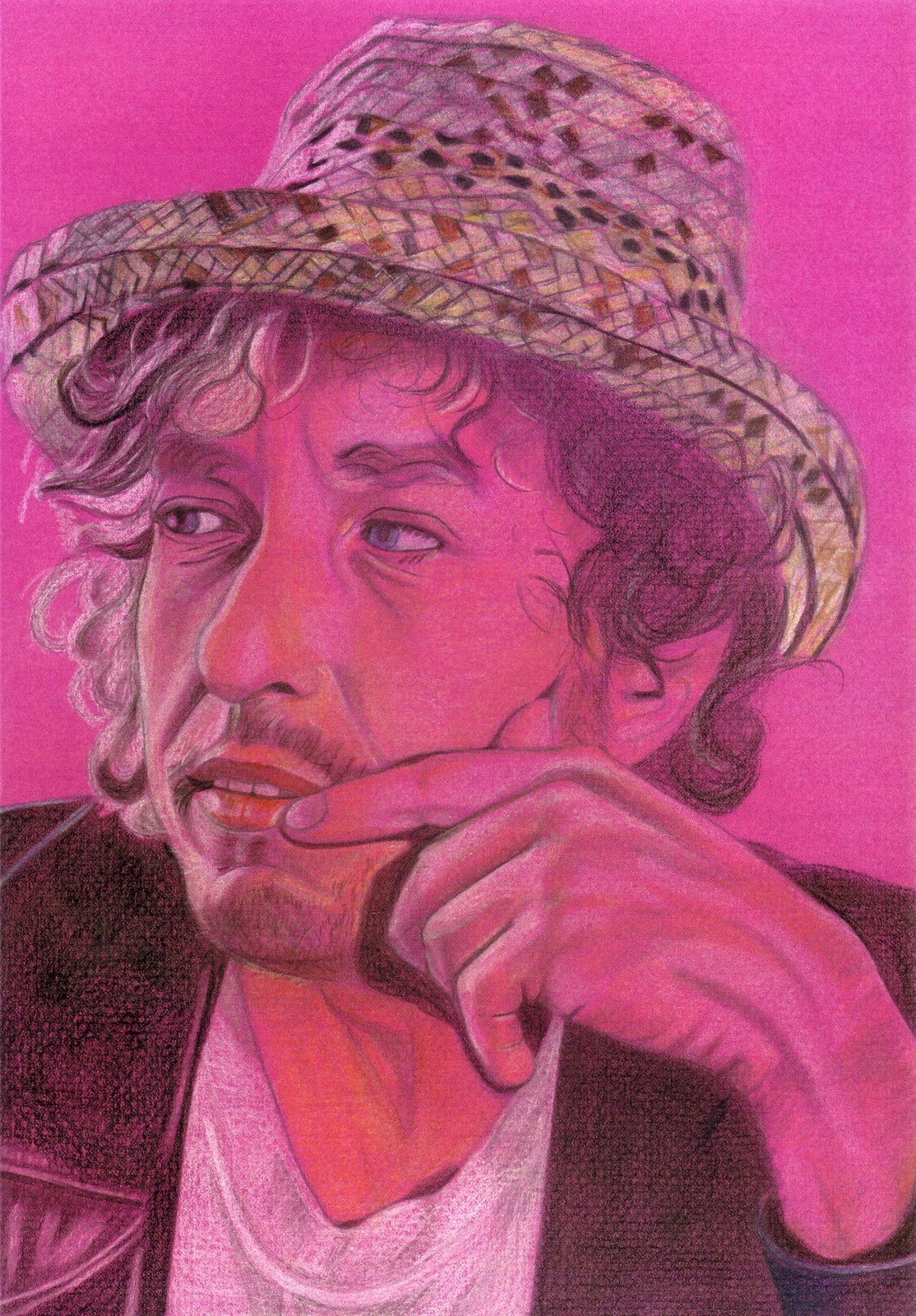BOB DYLAN Bob Dylan DRAWINGS AND PAINTINGS PORTRAITS