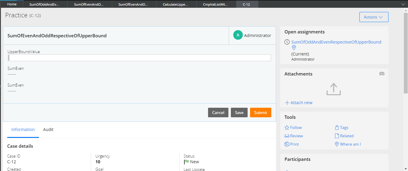Pega Learnings: Pega Programming to calculate Sum the odd and even ...