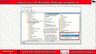10-How to turn off windows defender real time protection windows 10