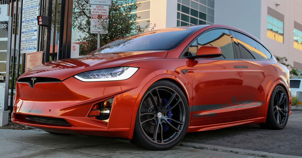 Unplugged Performance Drops Bold Tesla Model X Styling Kit