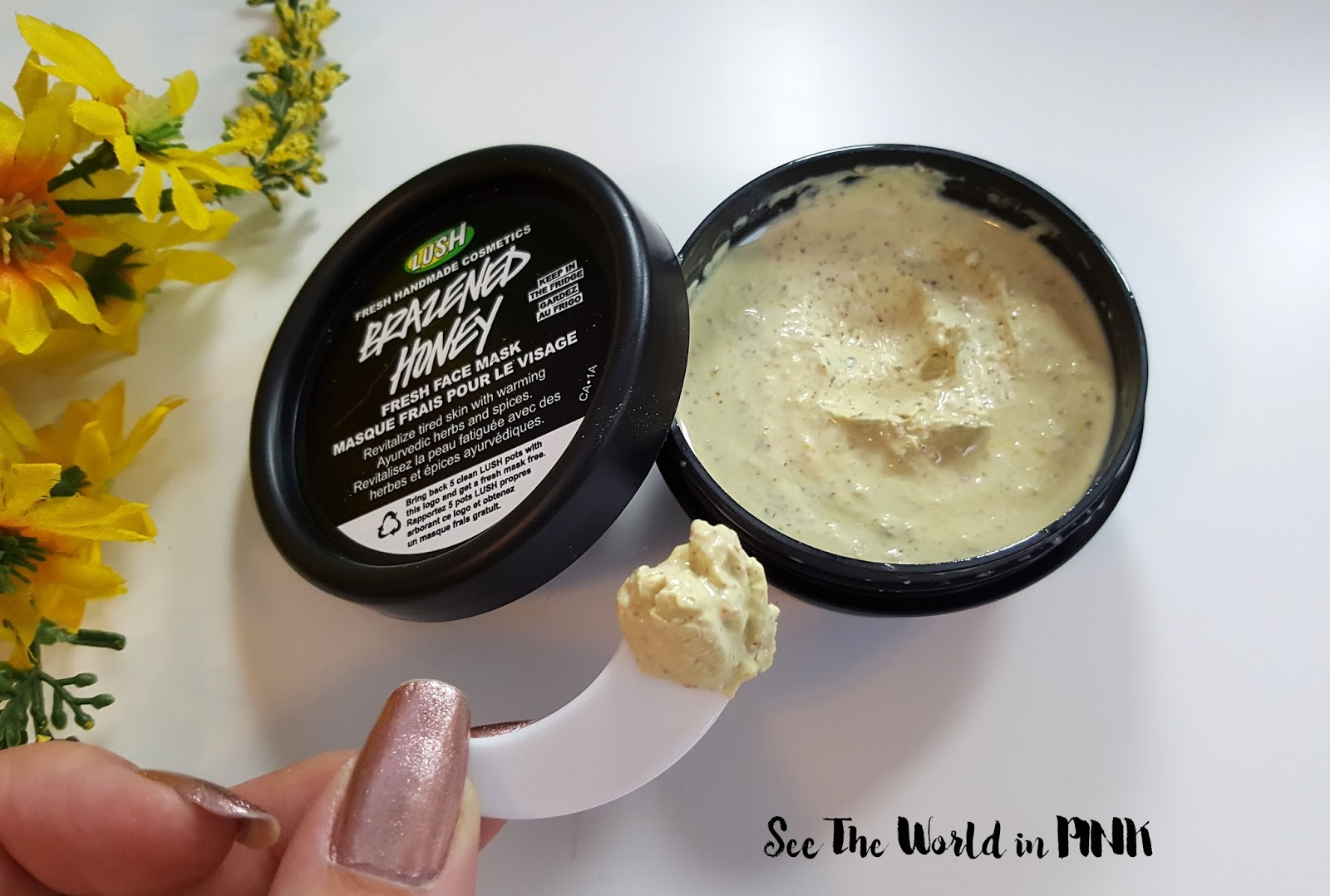 Mask Wednesday Lush Brazened Honey Fresh Face Mask See the World in