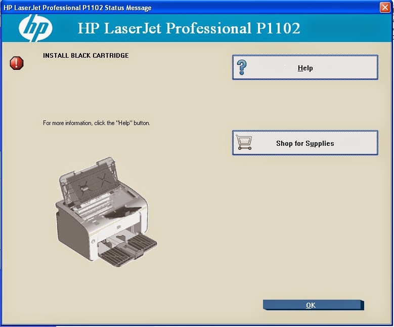 komputer kita Pesan "Install black catridge" pada Printer HP Laserjet