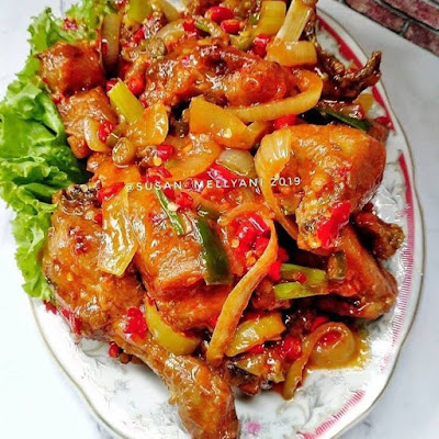 Olahan Ayam - Ayam Saus Padang